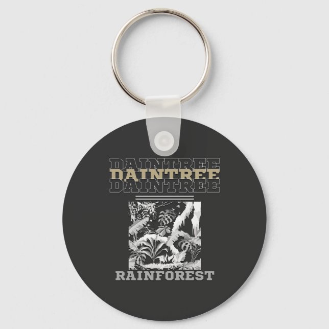 Daintree Rainforest Key Ring (Front)