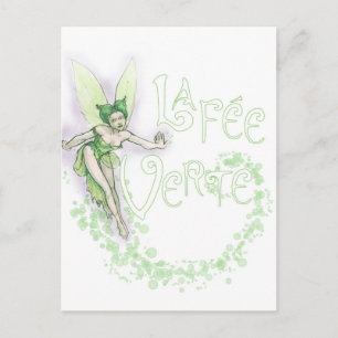 Dainty Absinthe La Fee Verte III Postcard
