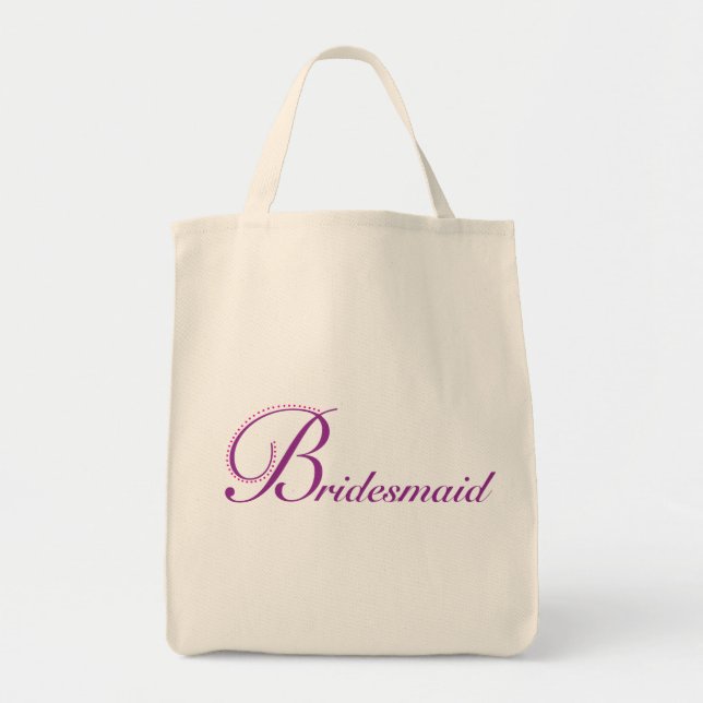 Dainty Bridesmaid Tote Bag (Front)
