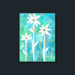 Dainty Daisies I Canvas Print<br><div class="desc">Floral</div>