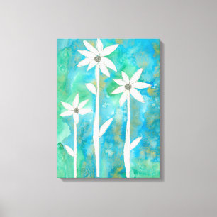 Dainty Daisies I Canvas Print