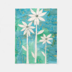 Dainty Daisies II Fleece Blanket