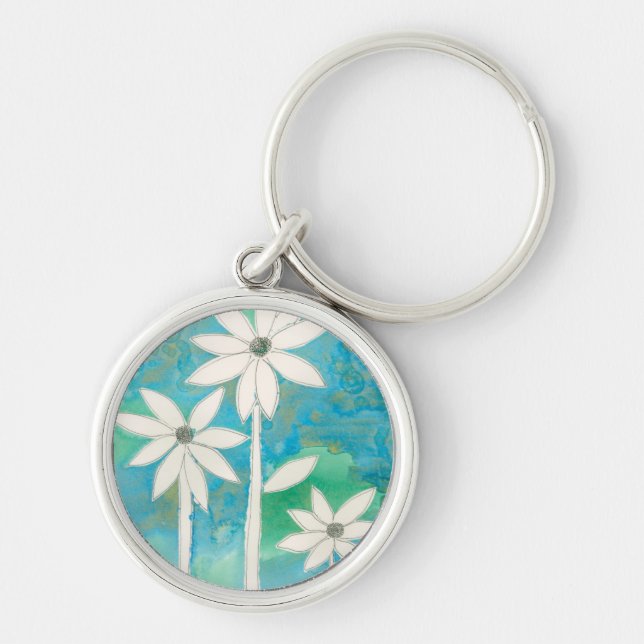 Dainty Daisies II Key Ring (Front)