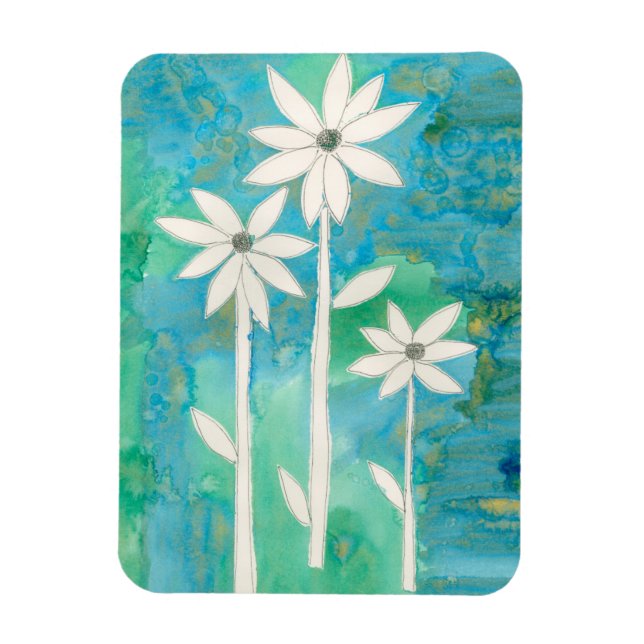 Dainty Daisies II Magnet (Vertical)