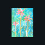 Dainty Daisies III Canvas Print<br><div class="desc">Floral</div>