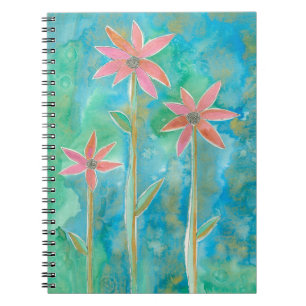 Dainty Daisies III Spiral Notebook