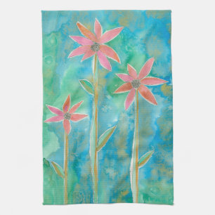 Dainty Daisies III Tea Towel