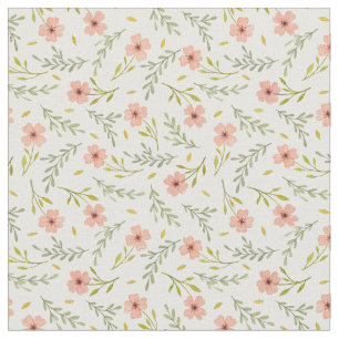  Dainty Ditsy Watercolor Floral Pastel Pattern Fabric