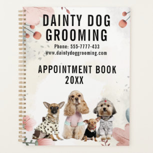 Dainty Dog Grooming Business Appointment Planner
