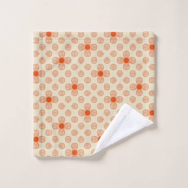 Dainty Dot Florals Wash Cloth (Wash Cloth)