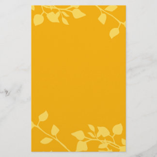 Dainty Floral Motif  Extravaganza Bold Floral Stationery