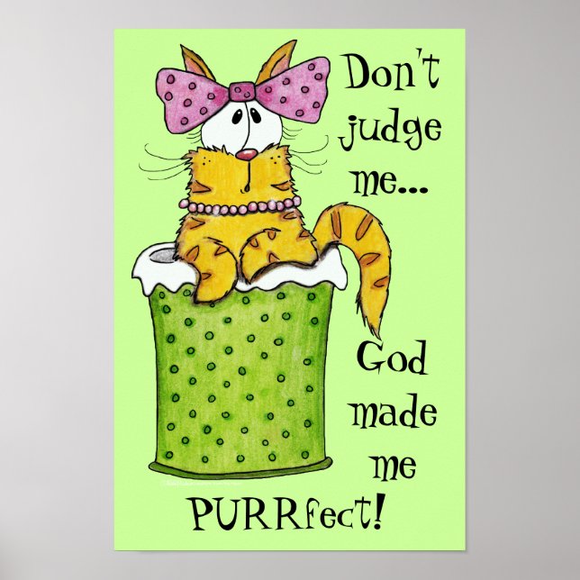 Dainty Garbage Kitty Poster (Front)