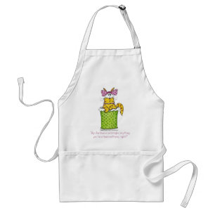 Dainty Garbage Kitty Standard Apron