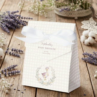 Dainty Goose Baby Shower Lilac Watercolor MH26 Favour Box