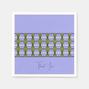 Dainty Purple Floral Napkin