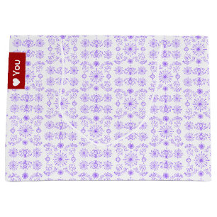 Dainty Purple Pastel Large Gift Bag