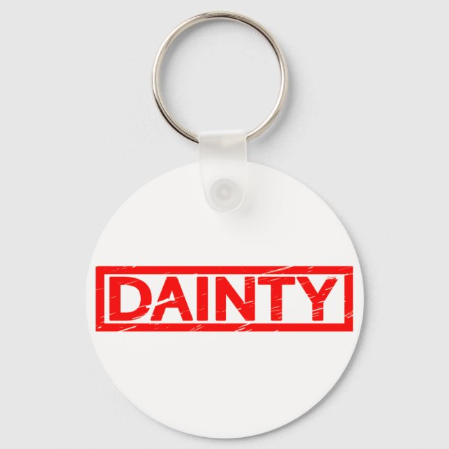 Dainty Stamp Key Ring (Front)