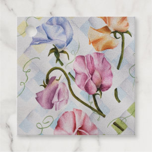 Dainty Sweetpeas Favour Tags