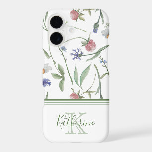 Dainty wild flowers personalised