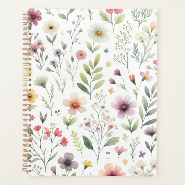 Dainty Wildflowers Planner (Front)
