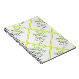 DAIQUIRI RECIPE COCKTAIL ART NOTEBOOK