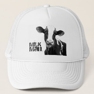 Dairy Cow - Black and White Dairy Calf Trucker Hat