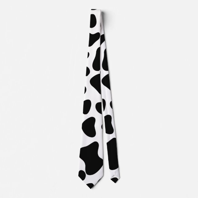 Dairy Cow Black n White Tie (Front)