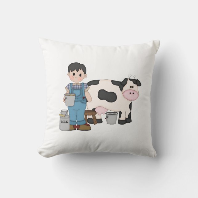 Dairy Cow Boy Cushion (Front)