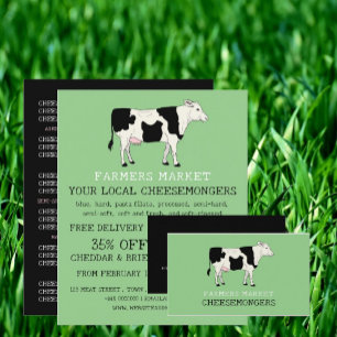 Dairy Cow, Cheesemonger Business Card