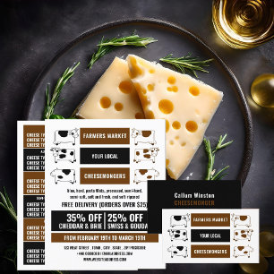 Dairy Cow Design, Cheesemonger Business Card