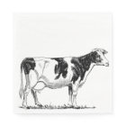 Dairy Cow Holstein Fresian Pencil Drawing