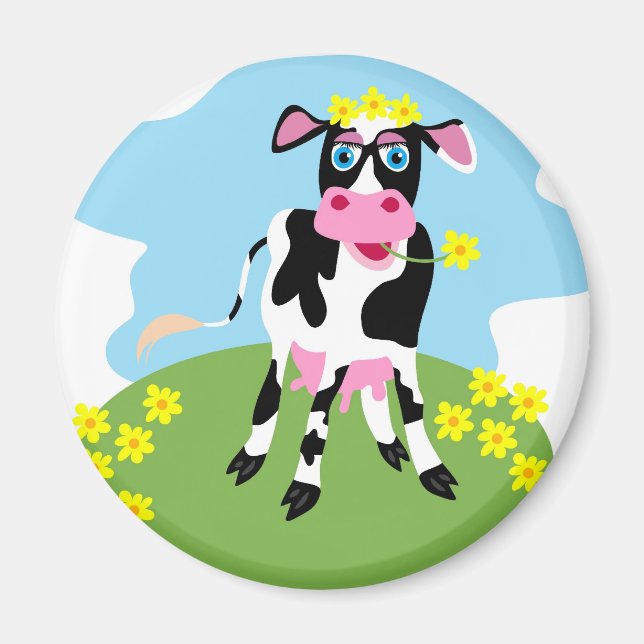 Dairy Cow Magnet (Front)
