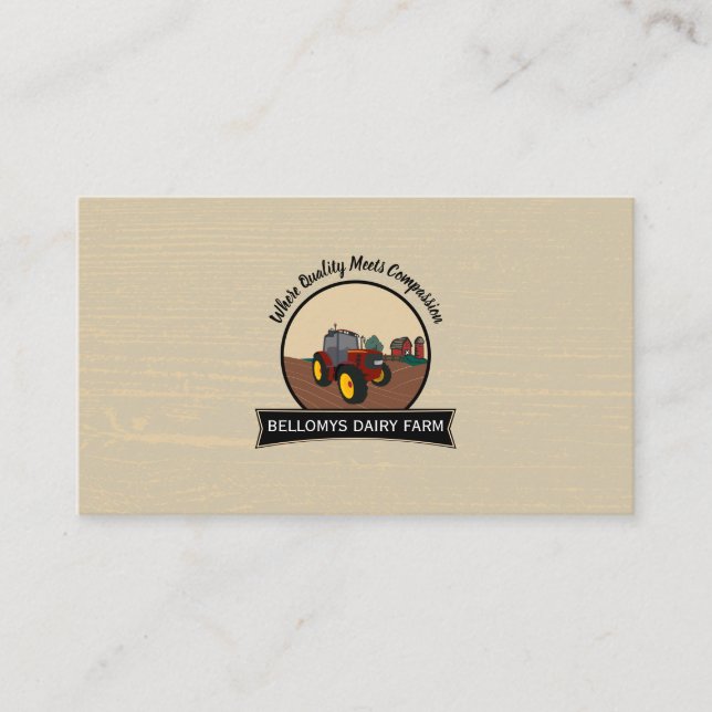 Dairy Farm Business Card (Front)