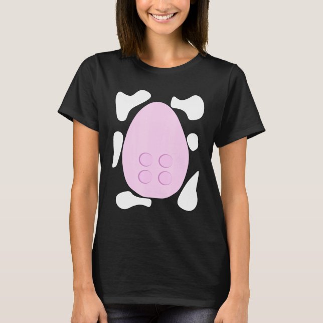 Dairy Farm Cow Simple Costume T-Shirt (Front)