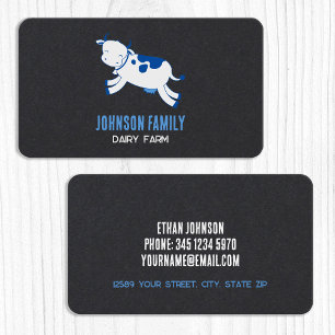 Dairy Farm Milk Business Card