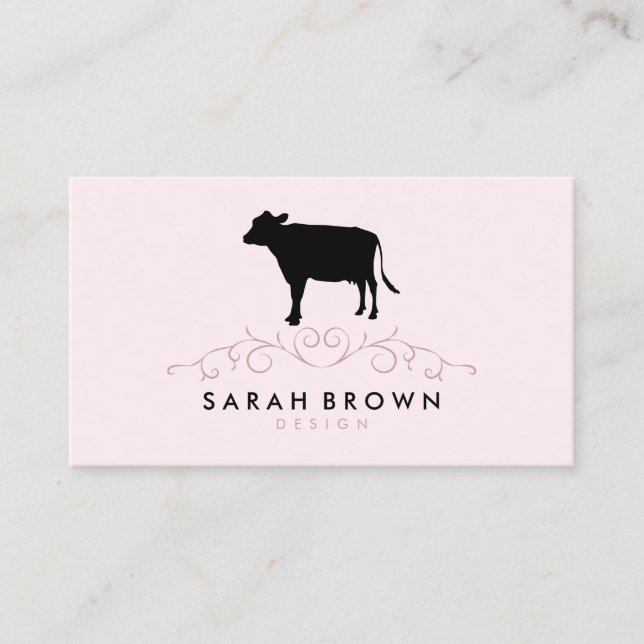 Dairy Farm Owner Business Card (Front)