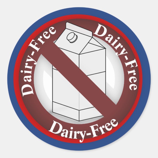 Dairy Free Product Labels (Front)