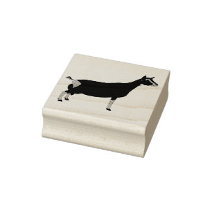 Dairy Goat Rubber Stamp
