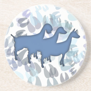 Dairy Goat Sandstone Coaster