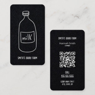 Dairy Milk Custom QR Business Card