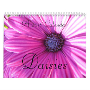 Daisies 2016 calendar