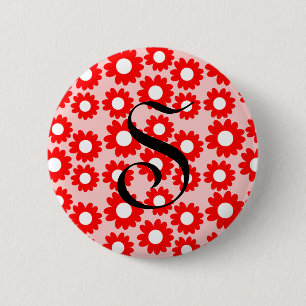 Daisies 6 Cm Round Badge