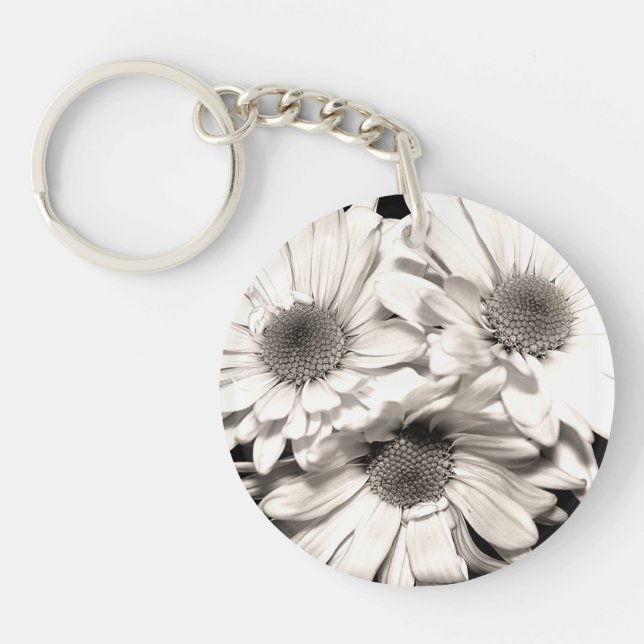 Daisies Acrylic Keychain (Front)