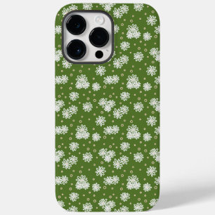 Daisies and Dots - White, Sand and Palm Green Case-Mate iPhone 14 Pro Max Case