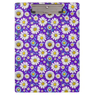 Daisies and Leaves Clipboard