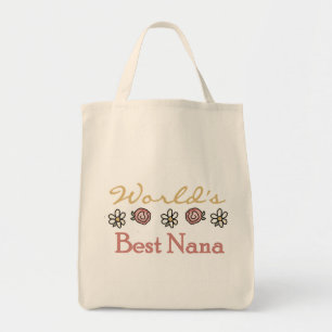 Daisies and Roses Worlds Best Nana Tote Bag