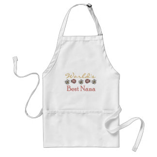 Daisies and Roses World's Best Nana Tshirts Standard Apron