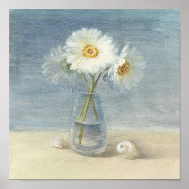 Daisies and Shells Poster (Front)