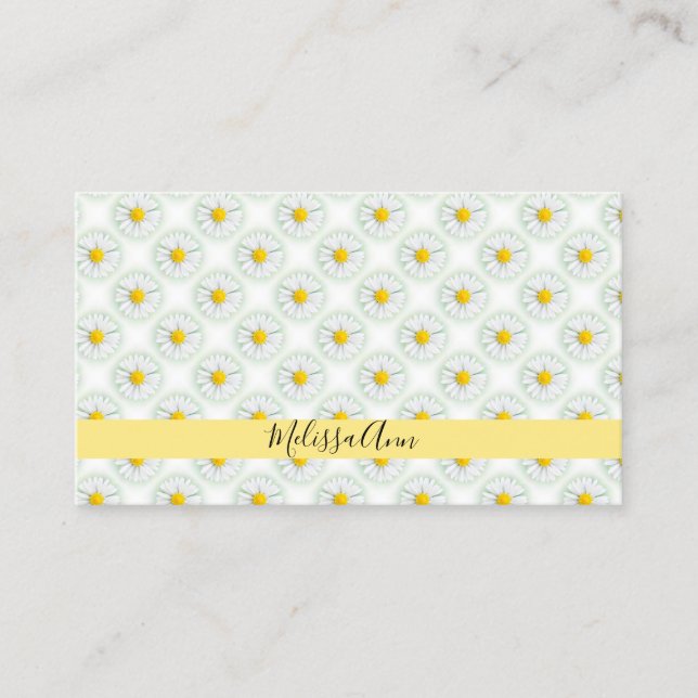 Daisies Appointment Card (Front)