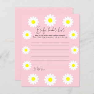 Daisies - Baby bucket list